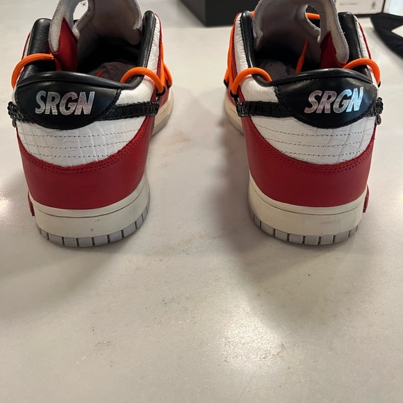 Shoe Surgeon Custom Lux Chicago Nike Dunk Off-White Sz 11.5 VNDS RARE - Picture 8 of 16